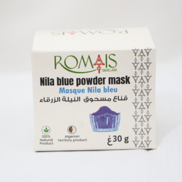 Masque au nila bleu