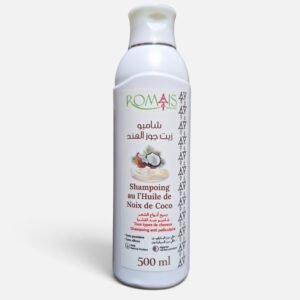 shampoing à l'huile de noix de coco