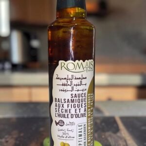 Sauce balsamique aux figue sèche et à l'huile d'olive extra vierge